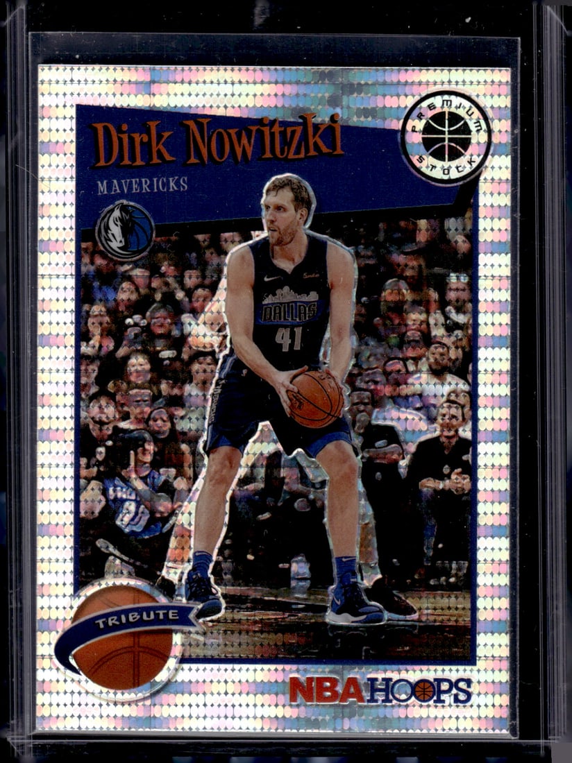 Dirk Nowitzki Pulsar Prizm 2019-20 Hoops Premium Stock #282 Mavericks (1 of 2)