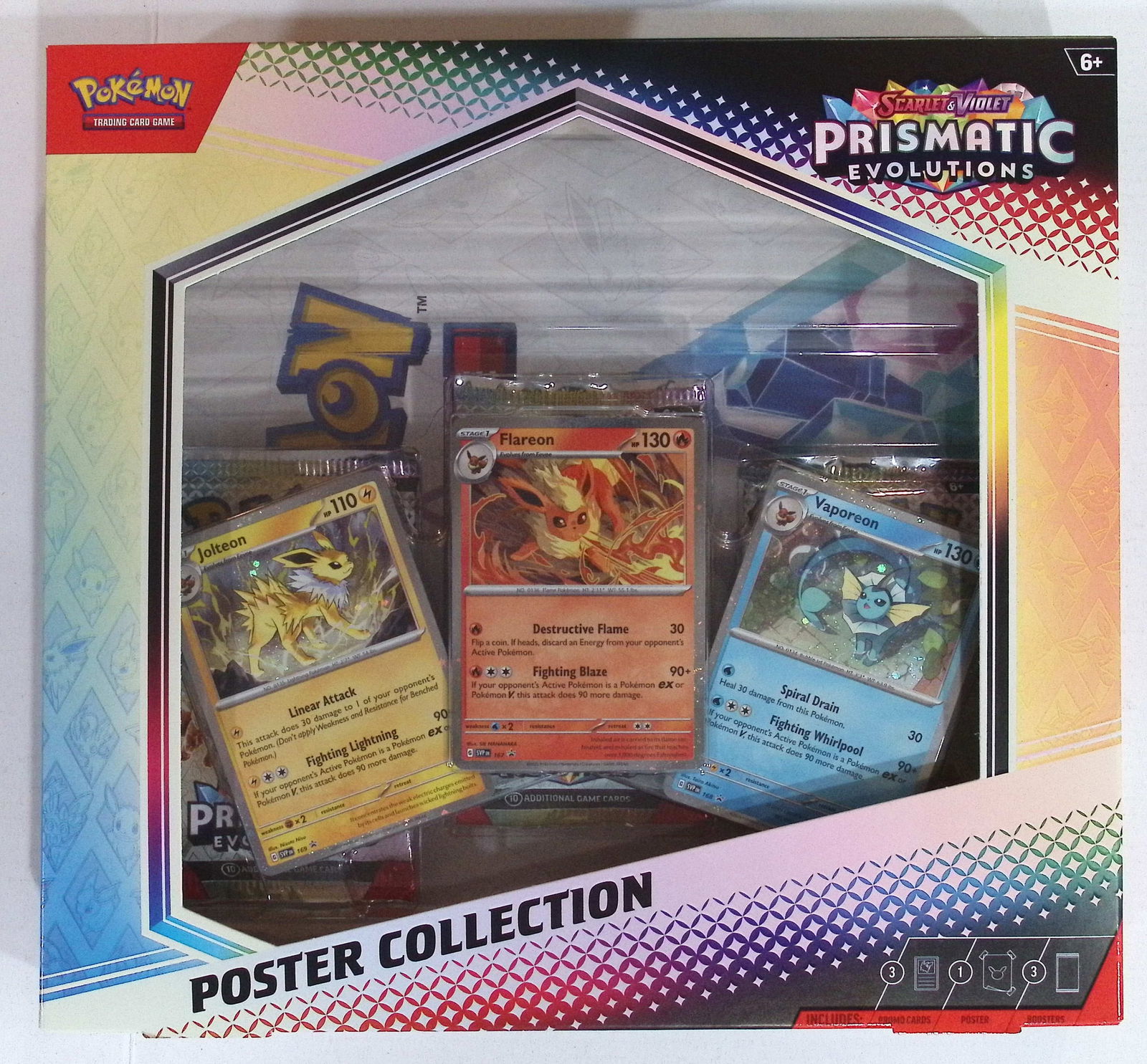 2025 Pokemon Scarlet & Violet Prismatic Evolutions Poster Collection (1 of 2)