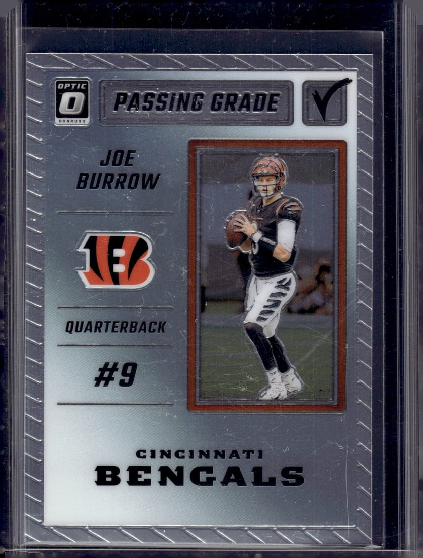 Joe Burrow Passing Grade 2023 Donruss Optic #PG-JB Cincinnati Bengals (1 of 2)