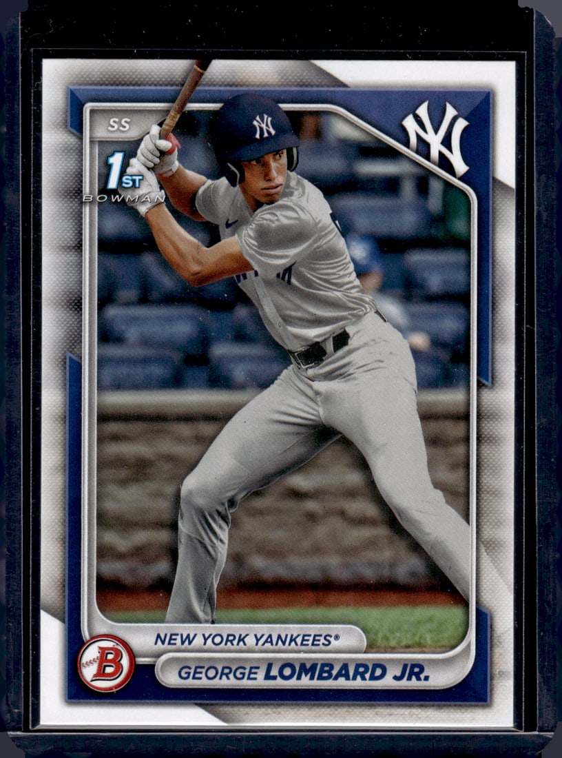 George Lombard Jr. 1st Bowman 2024 Bowman #BP-79 Yankees: Bowman Baseball MLB Trading & Sports Cards, Sports Cards for Sale Near Me, World Series & Hall of Fame Players, SP, SSP, Chrome, 1st Bowman, Auction Memorabilia Lots Sold On Line
