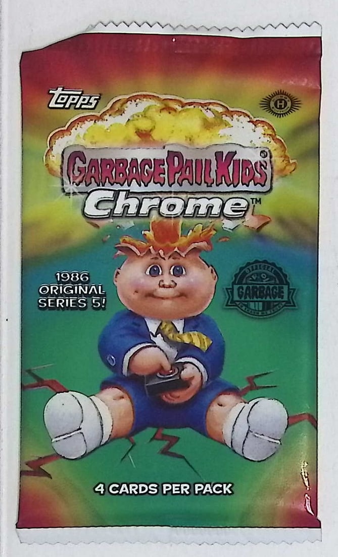 2022 Gargage Pail Kids Chrome Hobby Box Pack 1986 Origianal Series 5! Trading Cards: Numbered Cards, Wave Parallels, Topps Trading Cards Sold on Line, Auction Lots for sale on line, Trading Card Stickers