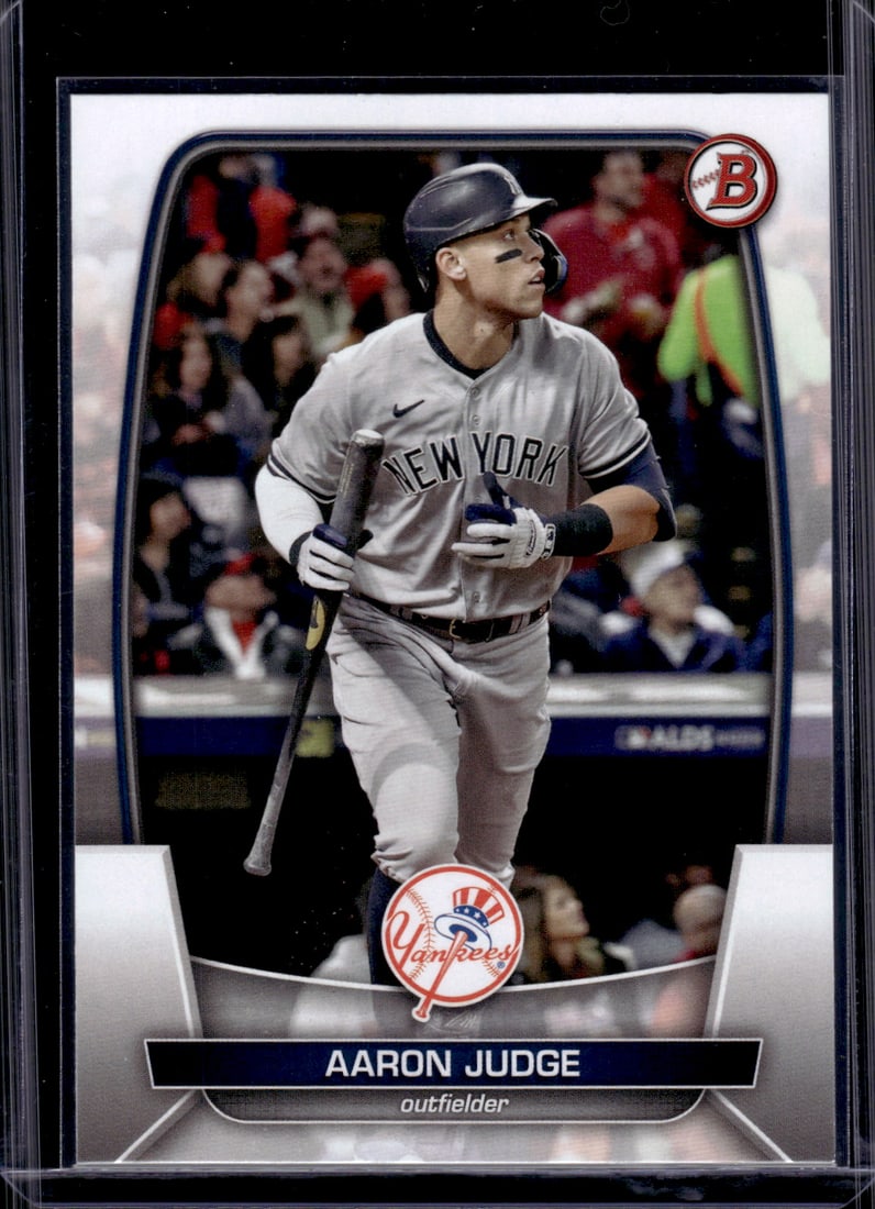 Aaron Judge 2023 Bowman #59 New York Yankees: Bowman Baseball MLB Trading & Sports Cards, Sports Cards for Sale Near Me, World Series & Hall of Fame Players, SP, SSP, Chrome, 1st Bowman, Auction Memorabilia Lots Sold On Line