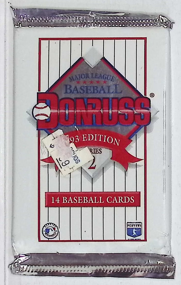 1993 Donruss Vintage Series 2 Baseball Card Retail Box Wax Pack: Vintage Valuable Donruss Baseball MLB Trading & Sports Cards, Robin Yount, George Brett, Rickey Henderson, Nolan Ryan, Old Sports Cards for Sale Near Me, World Series & hall of Fame Players, Auction M