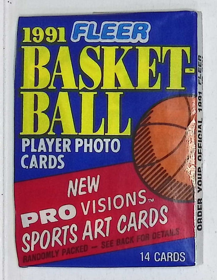 1991 Fleer Series 1 Vintage Basketball Cards Retail Box Pack New Factory Sealed (1 of 1)