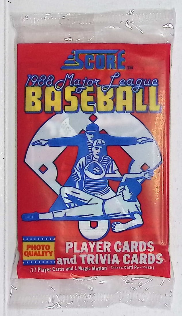 1988 Donruss Vintage Baseball Card Factory Sealed Retail Box Wax Pack, Sports Card: Vintage Valuable Donruss Baseball MLB Trading & Sports Cards, Robin Yount, George Brett, Rickey Henderson, Nolan Ryan, Old Sports Cards for Sale Near Me, World Series & hall of Fame Players, Auction M
