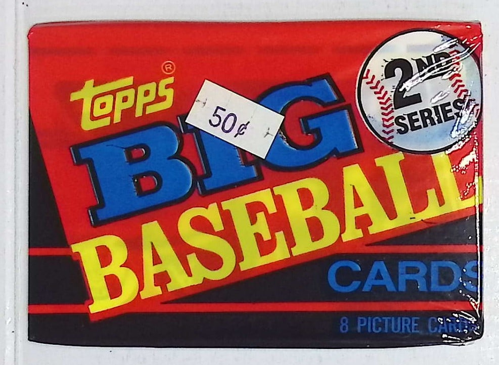 1990 Topps Big Baseball Series 2 Retail Box Wax Pack Vintage Baseball Cards (1 of 1)