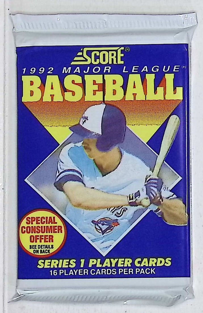 1992 Score Series 1 Vintage Baseball Cards Retail Box Pack, Sports Cards: Score Valuable Vintage Rookie Baseball MLB Trading Cards, Old Sports Cards for Sale Near Me, Joe DiMaggio, Mickey Mantle, Stan Musial Autograph, & Carl Yastrzemski Autographs, Auction Memorabilia Lots
