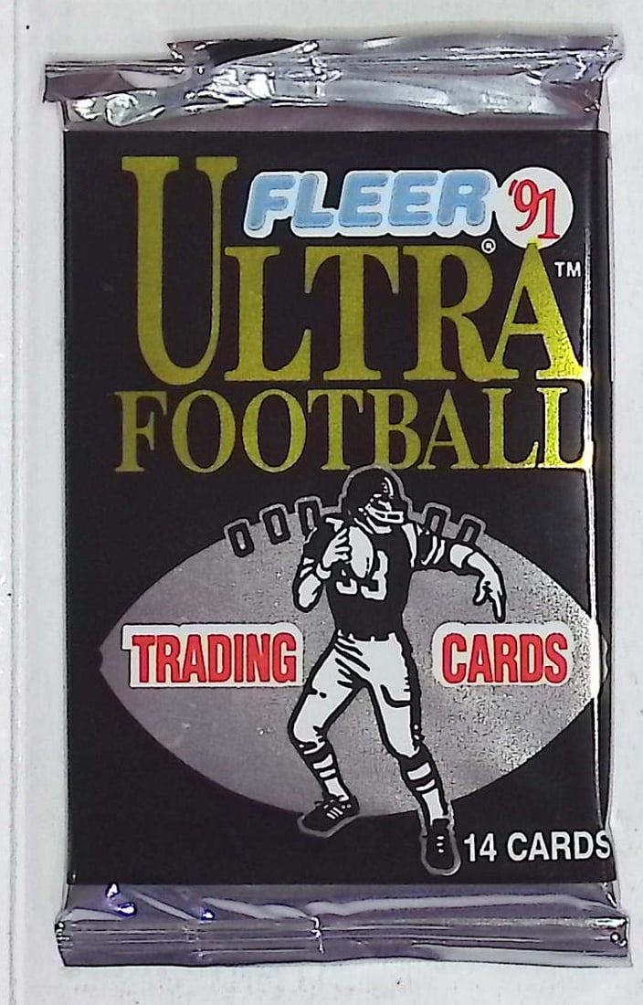 1991 Fleer Ultra Vintage Football Cards Retail Box Pack Sports Cards Rookie Cards: Fleer Vintage Football NFL Trading & Sports Cards, Superbowl Memorabilia, Old Sports Cards for Sale Near Me, Emmitt Smith, Dan Marino, Joe Montana, John Elway, Valuable Auction Memorabilia Lots for Sa