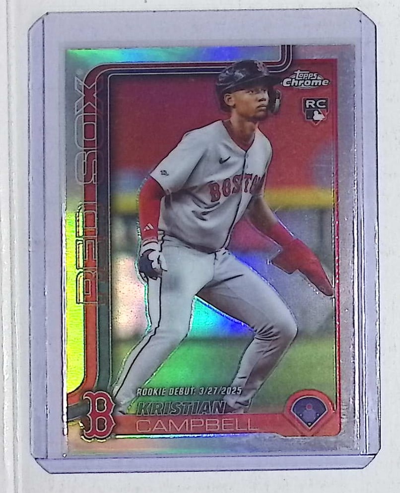 Kristian Campbell Refractor Rookie Debut Card 2025 Topps Chrome Update Series #USC188 (1 of 2)