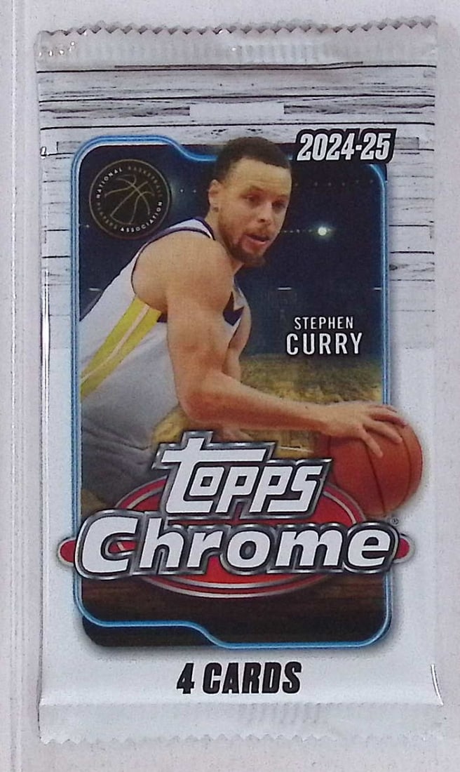 2024 Topps Chrome Basketball Cards BLASTER BOX PACK: Topps Chrome Basketball NBA Trading & Sports Cards, Victor Wembanyama, Brandon Miller, Amen Thompson, Scoot Henderson, Ausar Thompson, Autographs, Signatures, Green Topps Logo Refractor, Auction Lots
