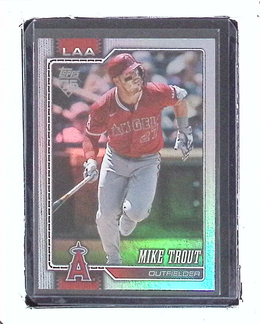 Mike Trout Foilboard 2026 Topps 75th Anniversary Series 1 #350 (1 of 2)