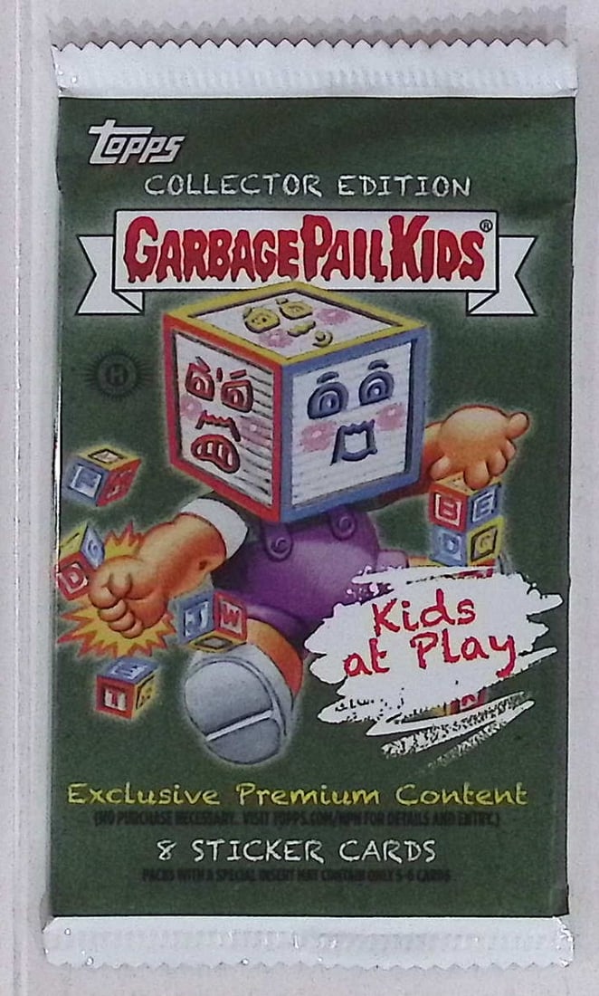 2024 Garbage Pail Kids Kids At Play Collector Edition Retail Box Pack - Exclusive Premium Content: Numbered Cards, Wave Parallels, Topps Trading Cards Sold on Line, Auction Lots for sale on line, Trading Card Stickers