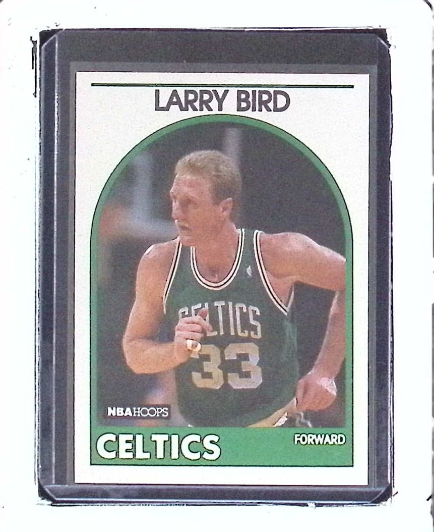 Larry Bird 1989 NBA Hoops #150 Boston Celtics: Panini Select, Prizm, Mosaic, Contenders, Revolution, Phoenix, NBA Hoops, Rookie NFL Sports Trading Cards, Silver, SP, SSP, Wave Prizms, Numbered Cards, Basketball sports Cards for Sale Near Me, NBA C