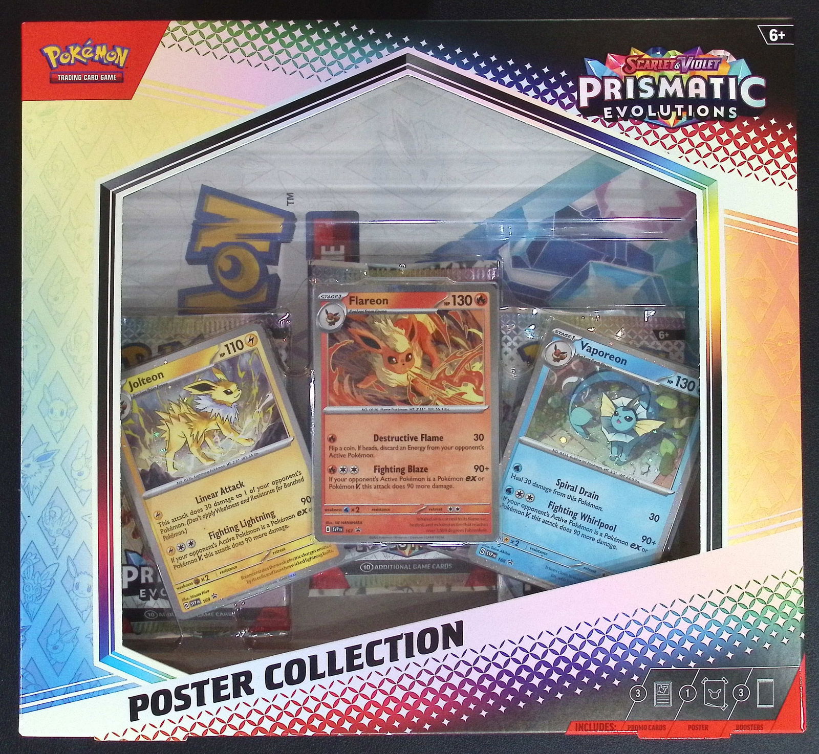 2025 Pokemon Scarlet & Violet Prismatic Evolutions Poster Collection (1 of 2)