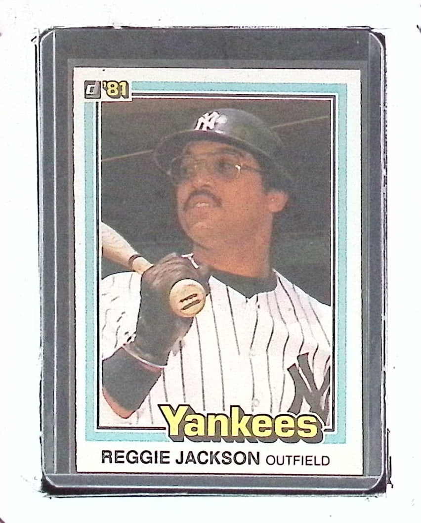 Reggie Jackson 1981 Donruss First Edition Collector's Series #228 (1 of 2)