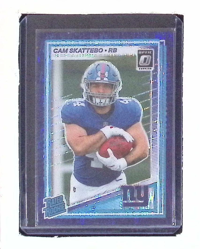 Cam Skattebo Purple Shock Rated Rookie Card 2025 Donruss Optic #228 (1 of 2)