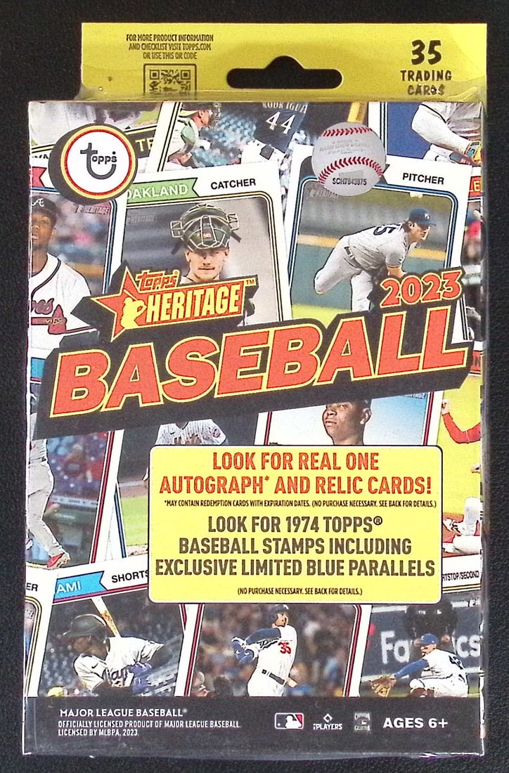 2023 Topps Heritage Baseball Card Hanger Box, Sports Cards, Rookie Cards, MLB Trading Cards: 2023 Topps Heritage Baseball Card Hanger Box, Sports Cards MLB Trading Cards Rookie Cards
