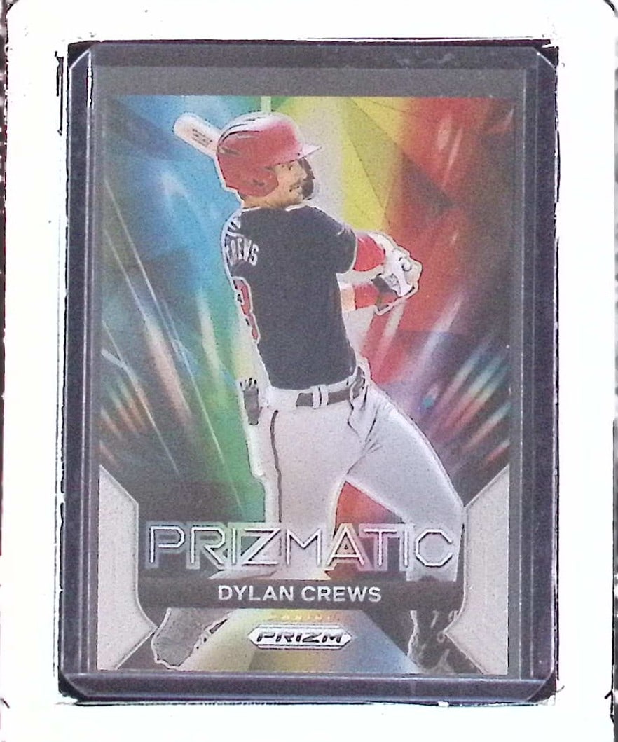 Dylan Crews Rookie Card Prizmmatic 2024 Panini Prizm #4: Panini Baseball MLB Trading & Sports Cards, Sports Cards for Sale Near Me, Prizm, Mosaic, Select, SP, SSP, Auction Memorabilia Lots for Sale On Line, World Series & Hall of Fame Players