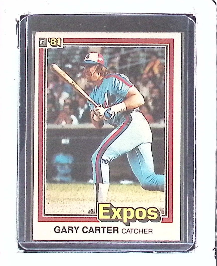 Gary Carter First Edition Collector's Series 1981 Donruss #90 Vintage Baseball Card: Donruss Baseball MLB Trading & Sports Cards, Sports Cards for Sale Near Me, Prizm, Mosaic, Select, SP, SSP, Auction Memorabilia Lots for Sale On Line, World Series & Hall of Fame Players, Diamond King