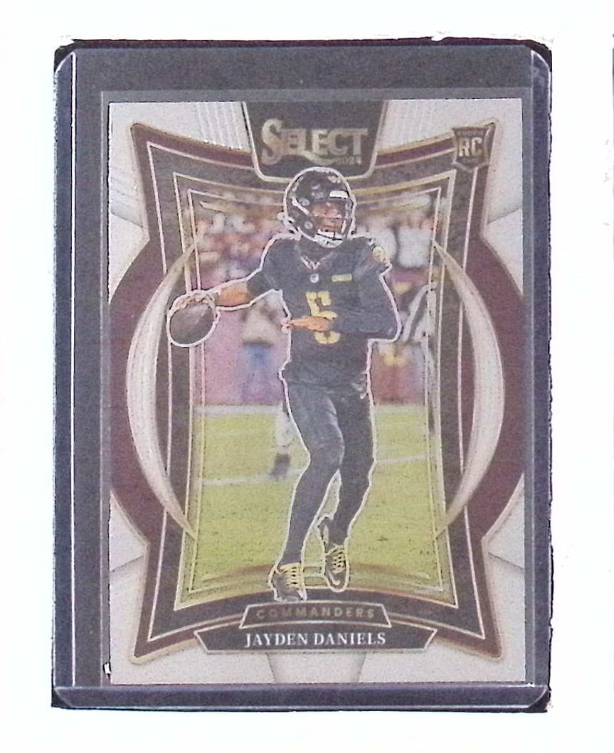 Jaden Daniels Rookie Card 2024 Panini Select #26 (1 of 2)