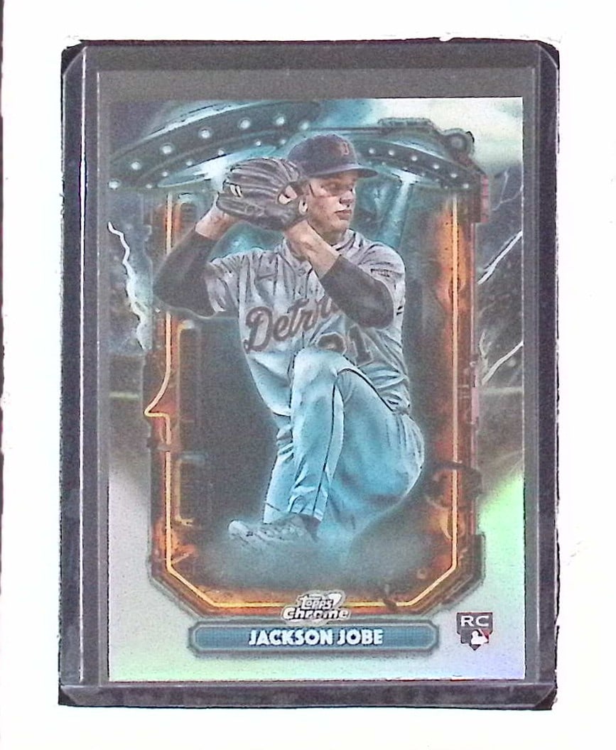 Jackson Jobe Rookie Card Refractor Cosmic Chrome Extra-Terrestrial Talent 2025 Topps #ET-29: Topps Baseball MLB Trading & Sports Cards, Sports Cards for Sale Near Me, World Series & Hall of Fame Players Memorabilia, Refractors, X-Fractors, Numbered, SP, SSP, Valuable Auction Memorabilia Lots 