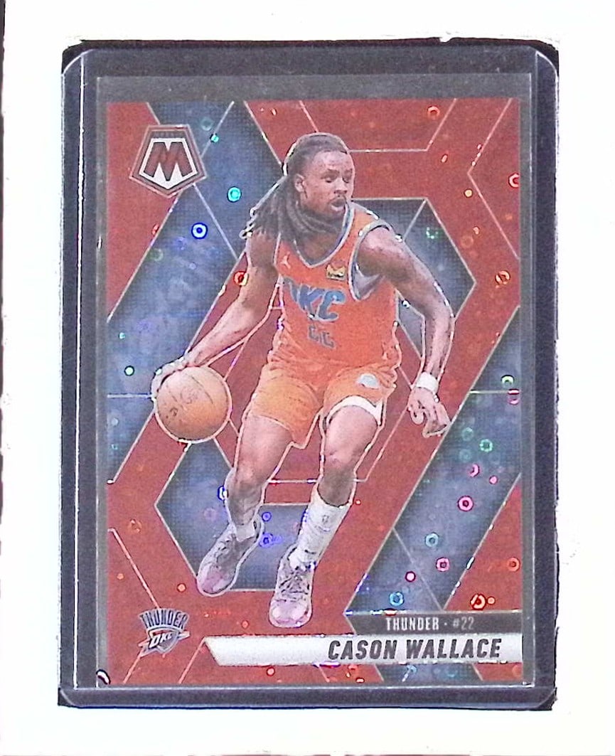 Cason Wallace 50/99 Fast Break Red 2024 Panini Mosaic #49 (1 of 2)