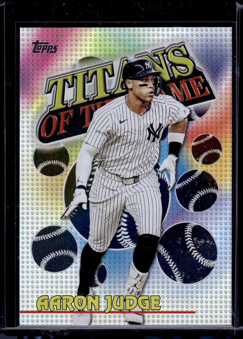 Aaron Judge Titans of the Game 2026 Topps #TOG-3 New York Yankees: Topps Baseball MLB Trading & Sports Cards, Sports Cards for Sale Near Me, World Series & Hall of Fame Players Memorabilia, Refractors, X-Fractors, Numbered, SP, SSP, Valuable Auction Memorabilia Lots 