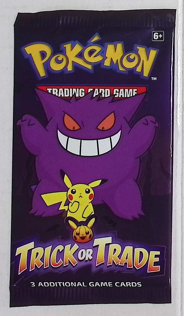 1 - Pokemon Trick or Trade Retail Box Pack: Pokemon Trick or Trade Retail Box Packs, Pikachu, Houndoom, Halloween Pokemon Cards