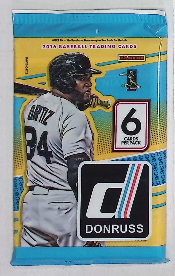 2016 Donruss Baseball Retail Box Pack - MLB Sports Trading Cards (1 of 1)