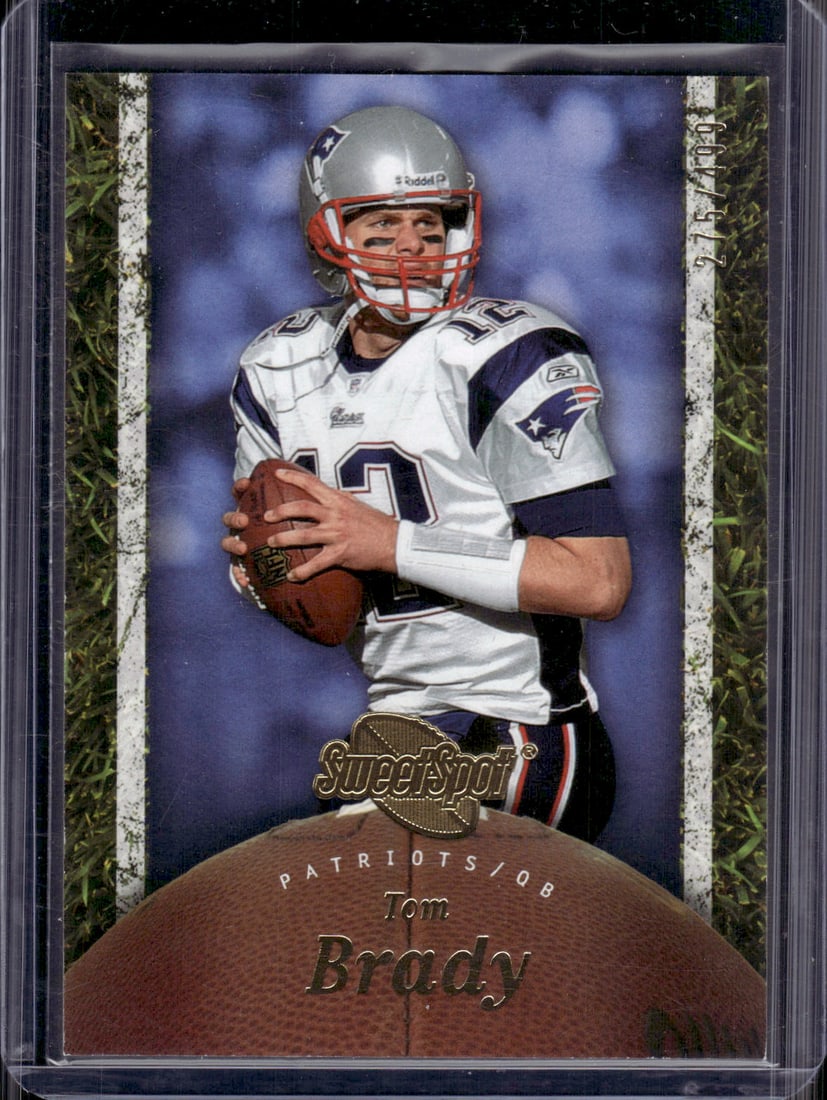 Tom Brady /499 2007 Upper Deck Sweet Spot #58 New England Patriots (1 of 2)