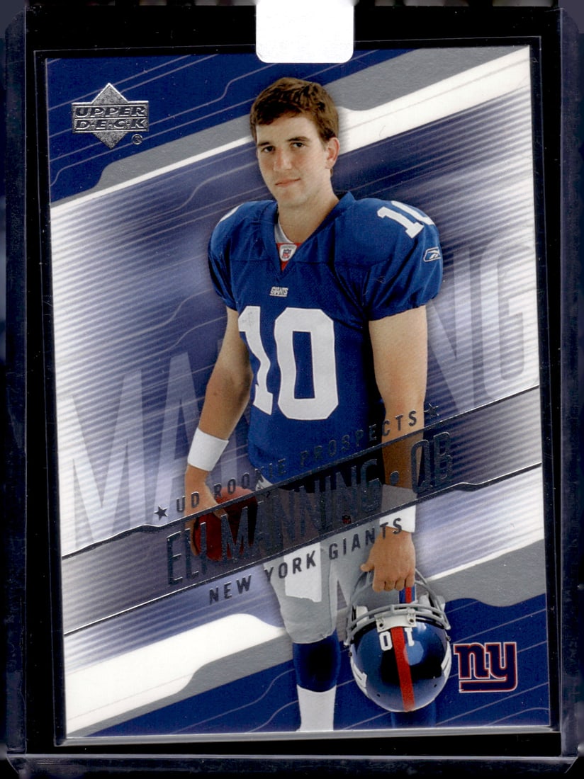 Eli Manning Rookie Card 2004 Upper Deck Rookie Prospects #RP-EM New York Giants (1 of 2)