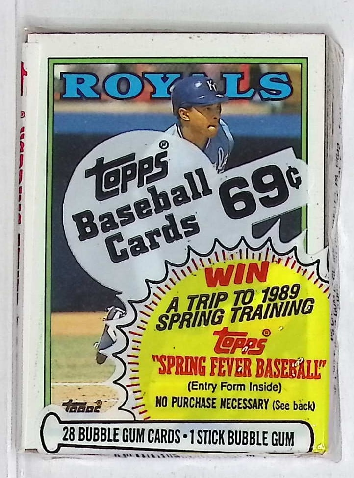 1988 Topps Series 1 Vintage Baseball Card CELLO RETAIL BOX PACK Sports Cards (1 of 2)