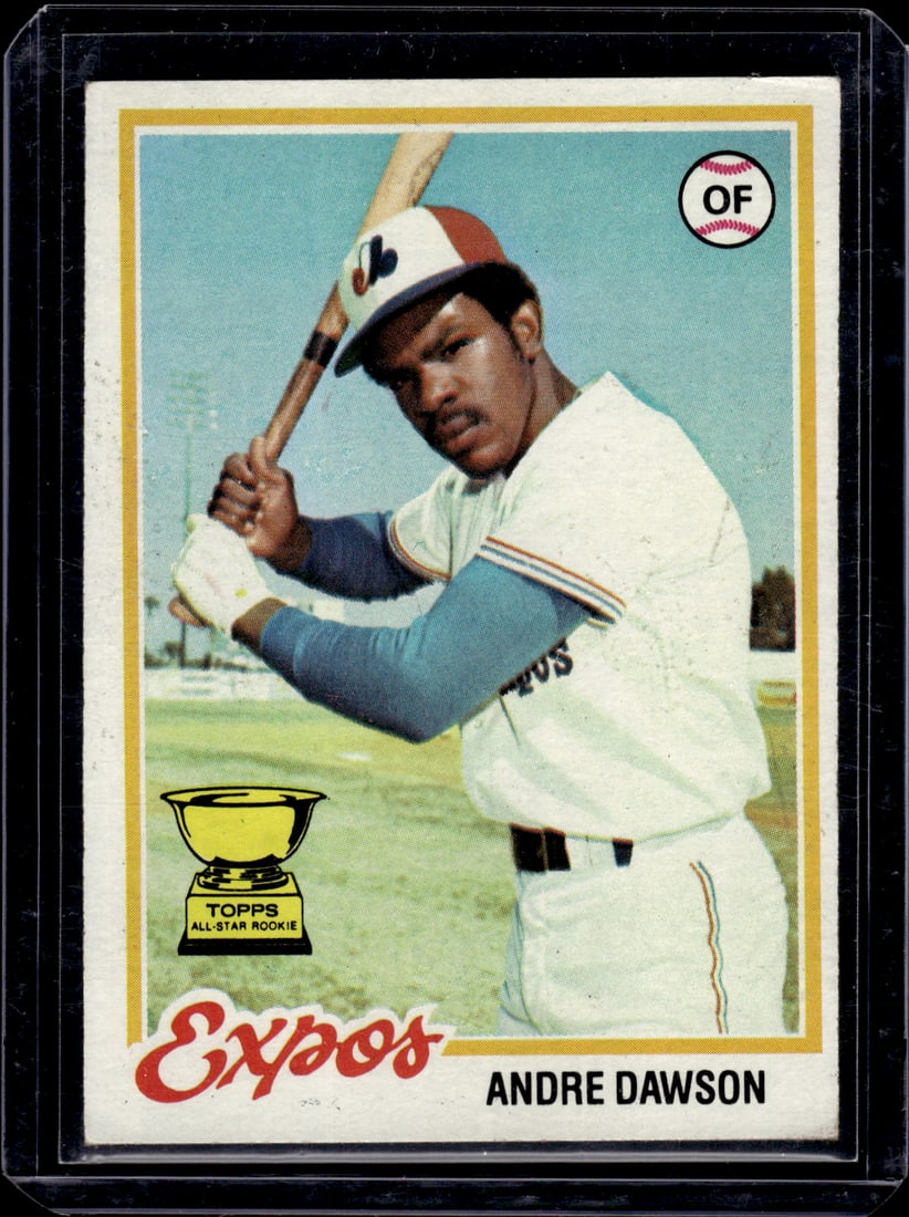 Andre Dawson 1978 Topps #72 Montreal Expos: Topps Baseball MLB Trading & Sports Cards, Sports Cards for Sale Near Me, World Series & Hall of Fame Players Memorabilia, Refractors, X-Fractors, Numbered, SP, SSP, Valuable Auction Memorabilia Lots 