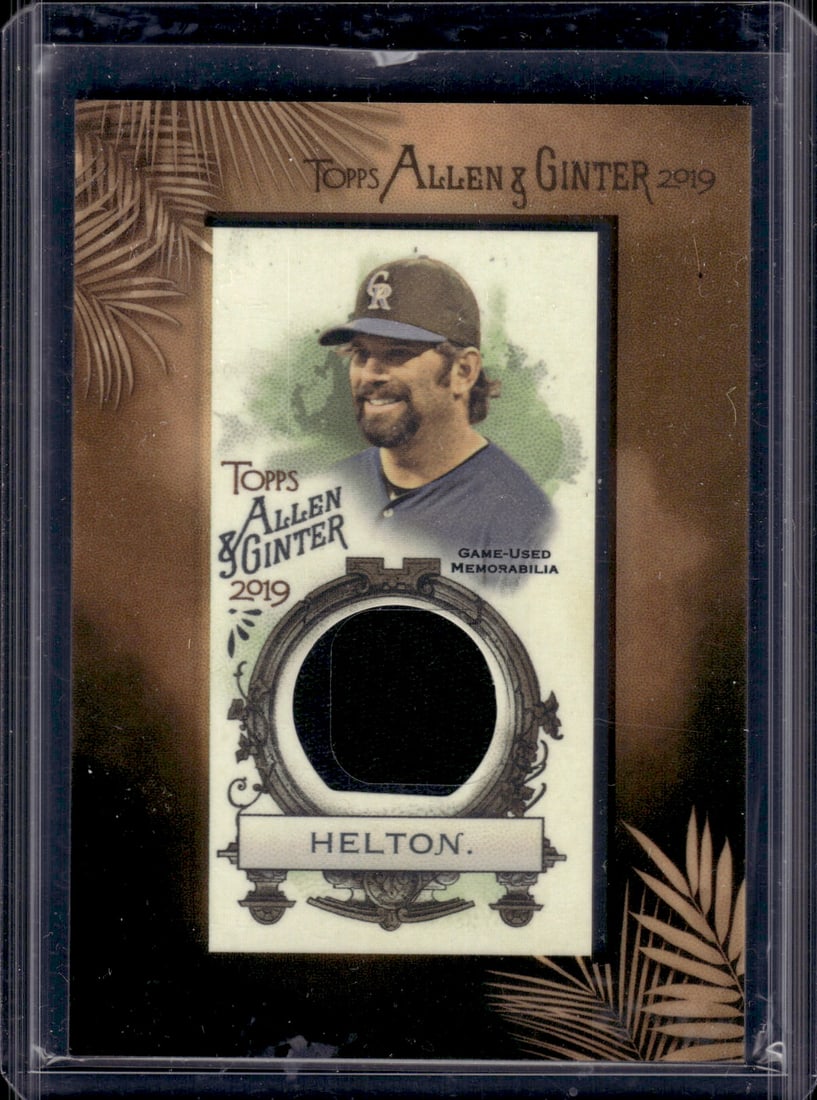 Todd Helton Game Used Patch 2019 Allen & Ginter #MFR-TH Colorado Rockies: Topps Baseball MLB Trading & Sports Cards, Sports Cards for Sale Near Me, World Series & Hall of Fame Players Memorabilia, Refractors, X-Fractors, Numbered, SP, SSP, Valuable Auction Memorabilia Lots