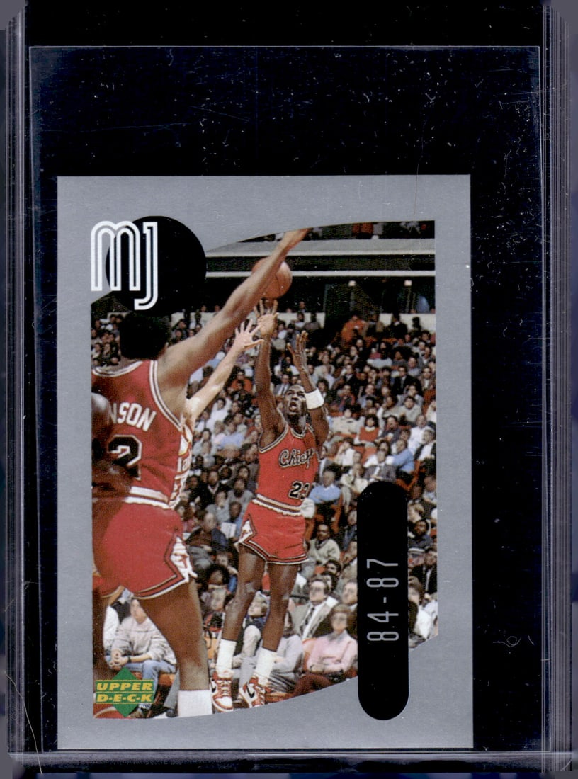 Michael Jordan Sticker 1998-99 Upper Deck #15 Chicago Bulls (1 of 2)