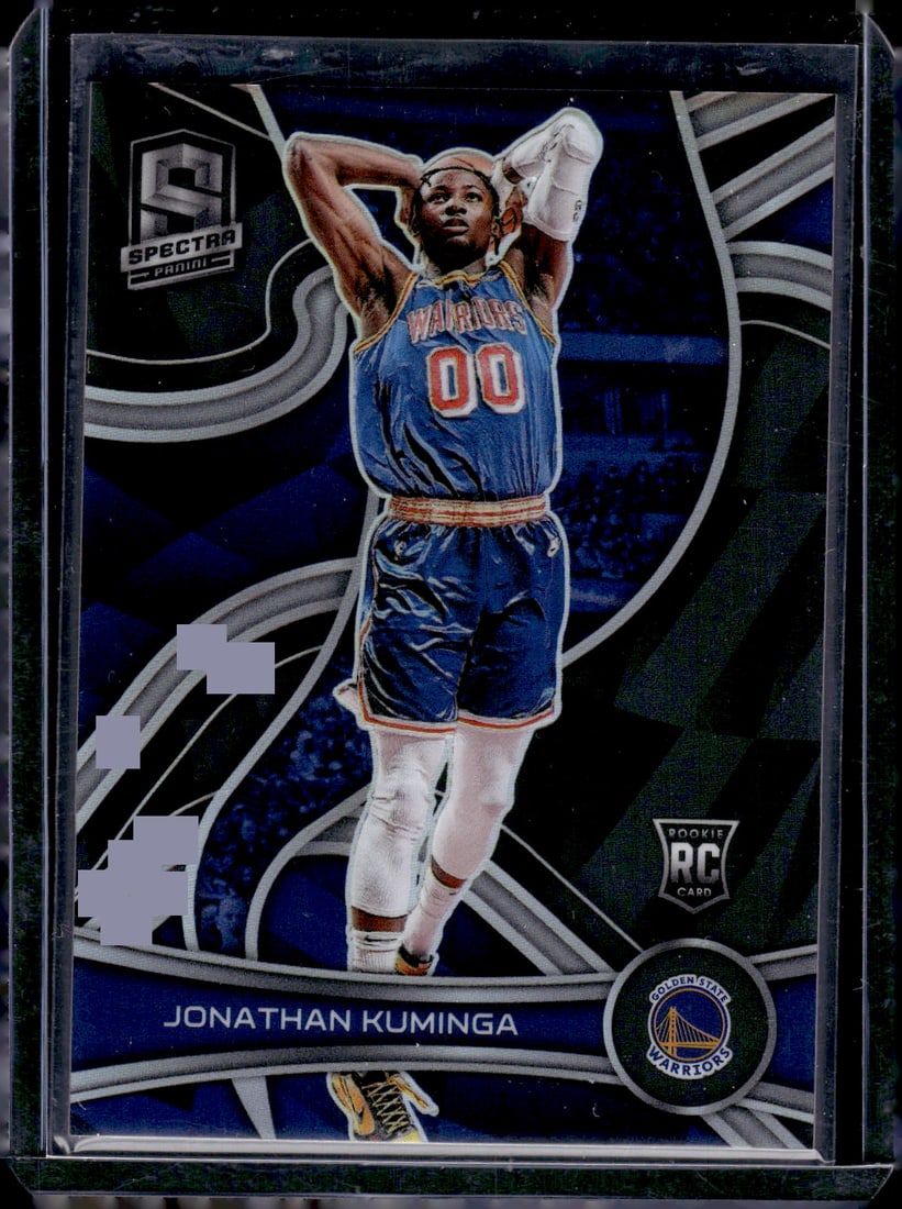 Jonathan Kuminga Rookie Card Silver Prizm 2021-22 Spectra #106 Warriors, Hawks (1 of 2)