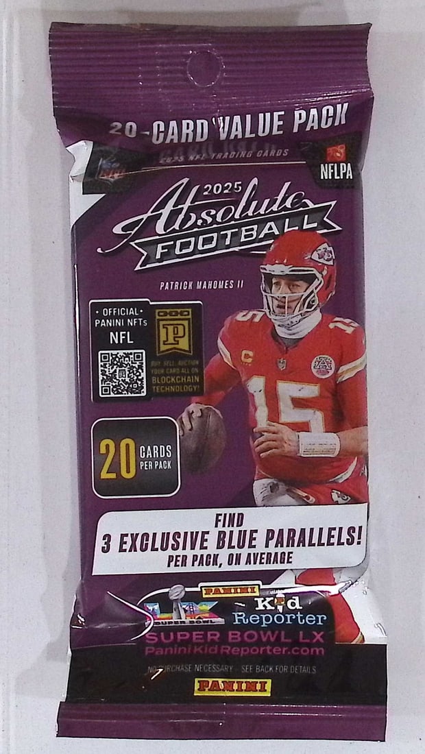 2025 Panini Absolute Football HANGER VALUE PACK- RC: Jaxson Dart, Emeka Egbuka: Jayden Daniels Rookie Cards of Jaxson Dart, Cam Skatteboo, Emeka Egbuka, Shadeur Sanders, Travis Hunter, Panini NFL Rookie Football Trading Sports Cards, Kaboom, Sports Cards for Sale Near Me, Super B