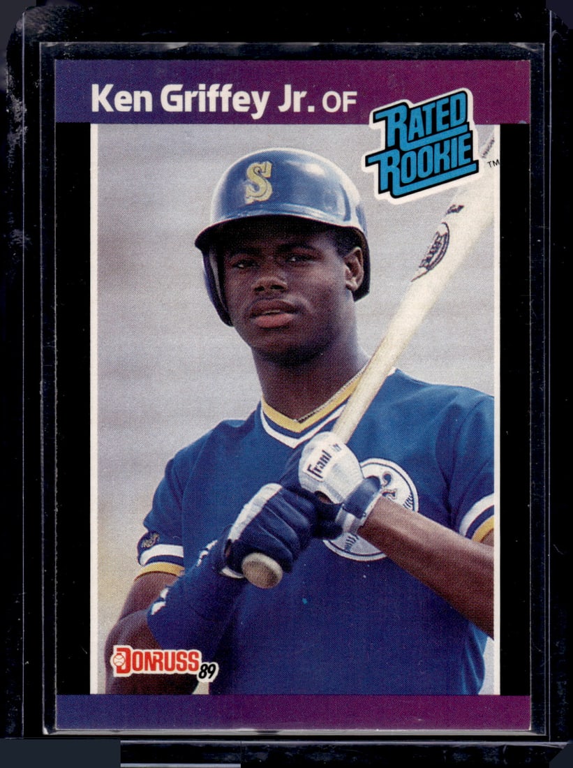 Ken Griffey Jr. Rookie Card 1989 Donruss #33 Seattle Mariners: Donruss Baseball MLB Trading & Sports Cards, Sports Cards for Sale Near Me, Prizm, Mosaic, Select, SP, SSP, Auction Memorabilia Lots for Sale On Line, World Series & Hall of Fame Players, Diamond King