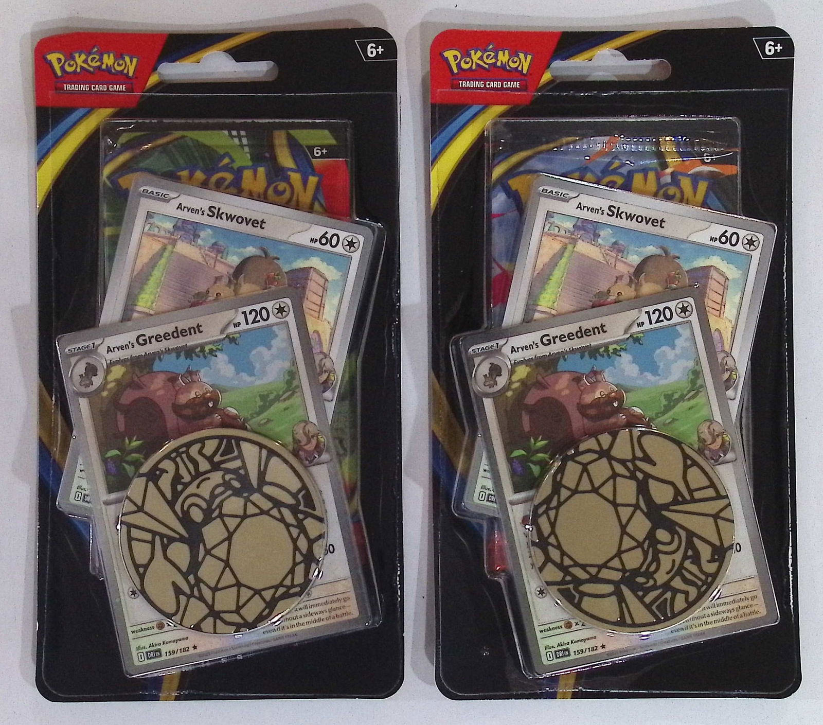 2 COUNT: Pokemon Phantasmal Flames Single Booster Blister Hanger w/ 1 Coin & 2 Promo Cards: Pokemon Trading Card Game Cards, Charizard, Pikachu, Mewto, EX, Referse Holo, Holo Rare Cards, Secret Rare Cards, Full Art Cards, Evee, 3 Stars Ultra Rare Cards, Double Rare, Illustration Rare, Specia