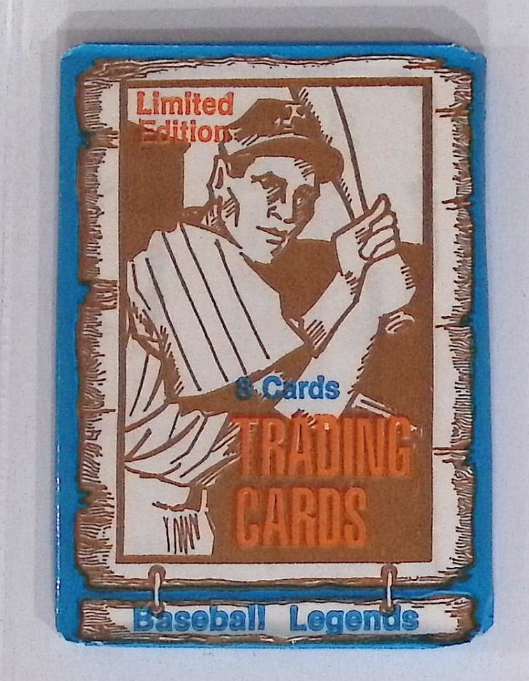 1986 PACIFIC Limited Edition Baseball Legends Vintage Baseball Cards Retail Wax Pack: Pacific Valuable Vintage Baseball MLB Trading & Sports Cards, Old Baseball Cards for Sale Near Me, 1950's & 1960's Players, World Series & Hall of Fame Players, Yankees, Reds, Giants, Braves, Dodgers,