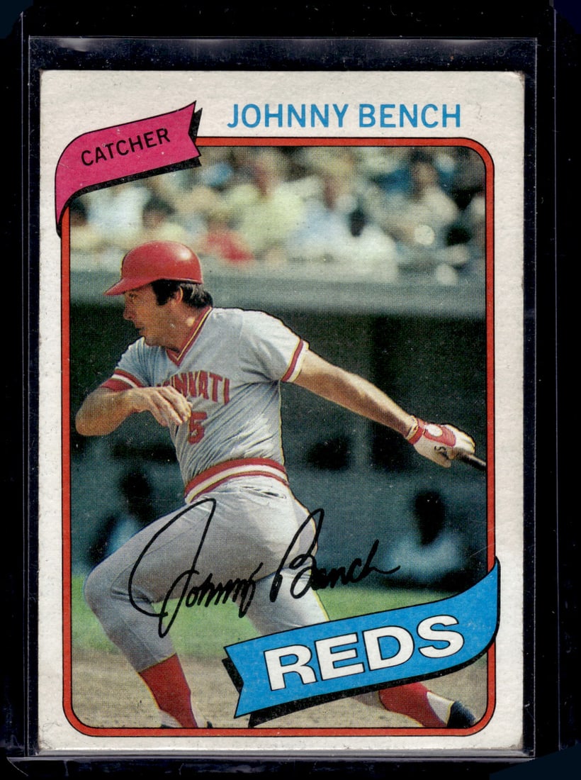 Johnny Bench 1980 Topps #100 Cincinnati Reds (1 of 2)
