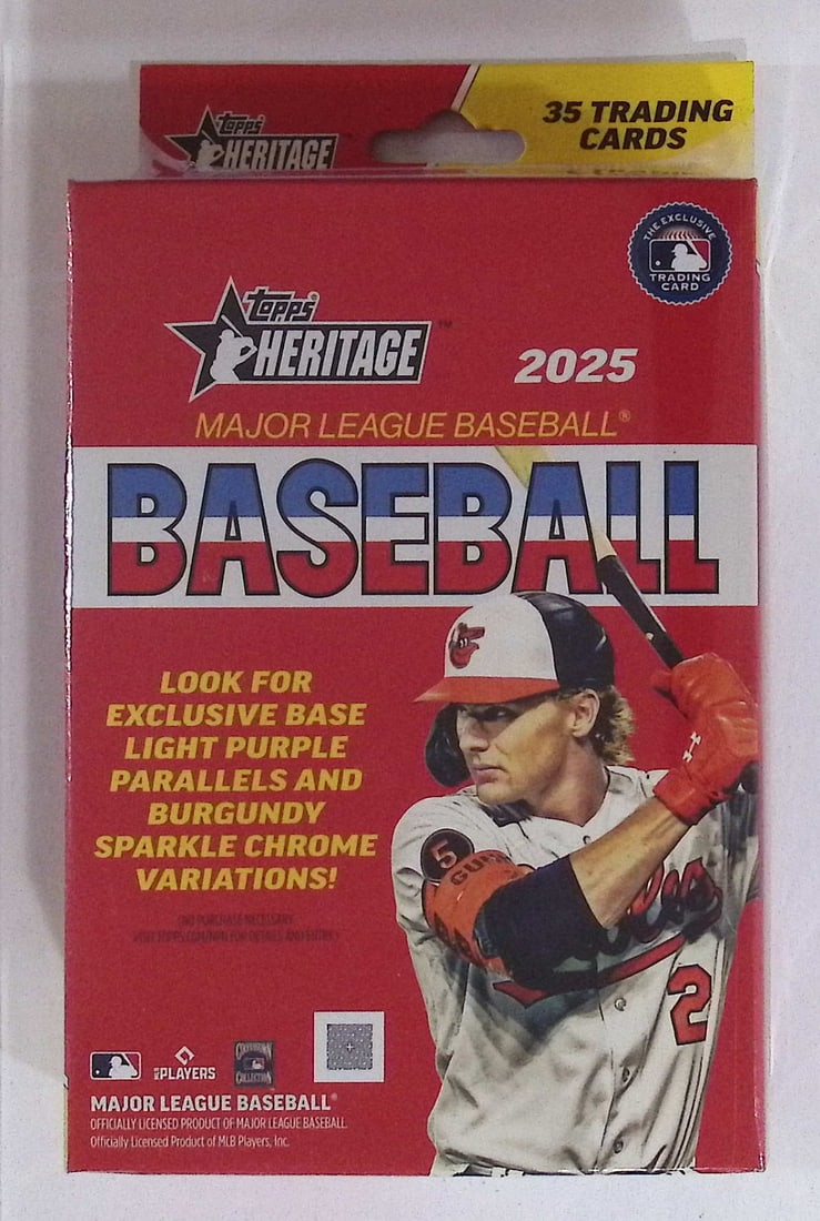 2025 Topps Heritage Baseball Cards HANGER BOX Sports Cards Rookie Cards James Wood (1 of 1)