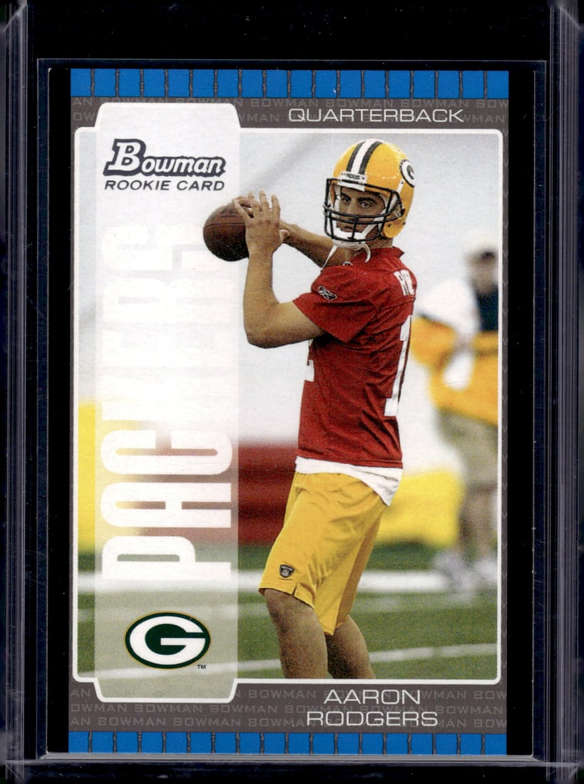 Aaron Rodgers Rookie Card 2005 Bowman #112 Packers, Steelers: Aaron Rodgers Rookie Card 2005 Bowman #112 Packers, Steelers