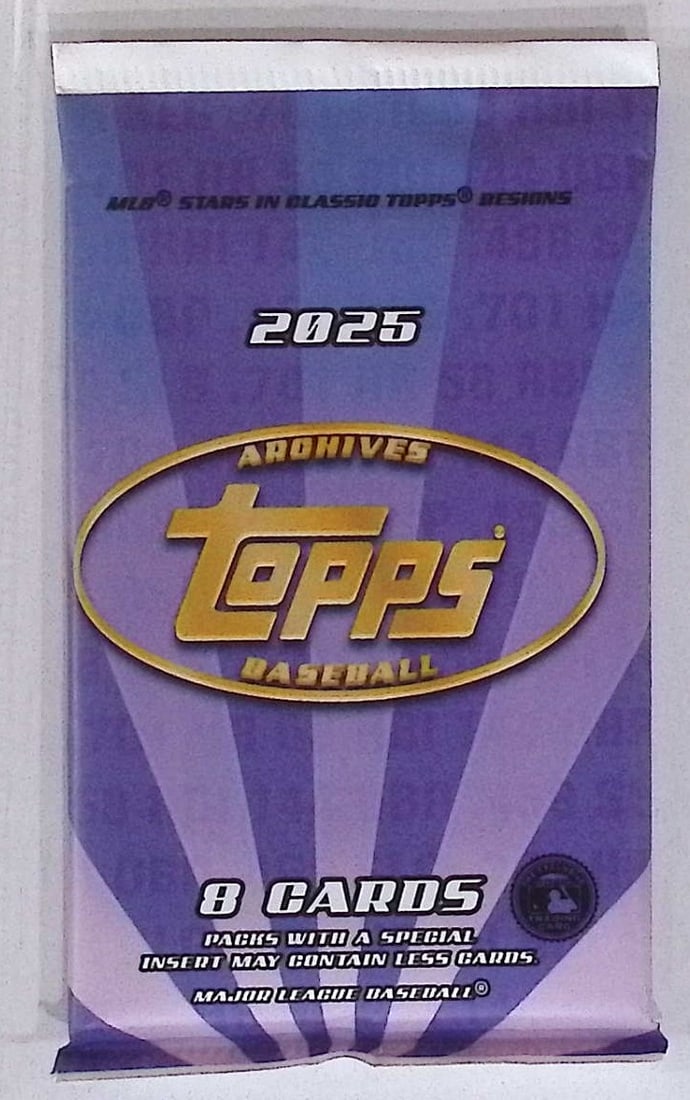 2025 Topps ARCHIVES Baseball BLASTER BOX PACK - MLB Trading Cards (1 of 1)