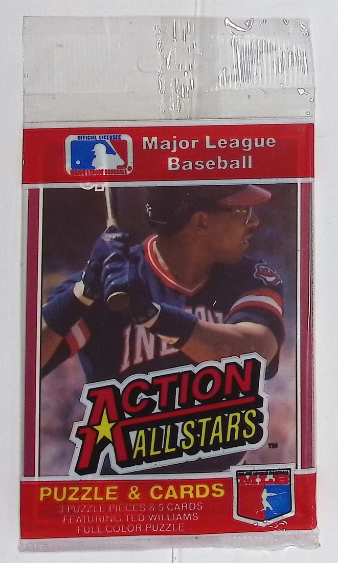 1984 Donruss Action All-stars Baseball Jumbo Card Pack - Dale Murphy on Front: Vintage Valuable Donruss Baseball MLB Trading & Sports Cards, Robin Yount, George Brett, Rickey Henderson, Nolan Ryan, Old Sports Cards for Sale Near Me, Oversized Sports Cards, World Series & Hall of