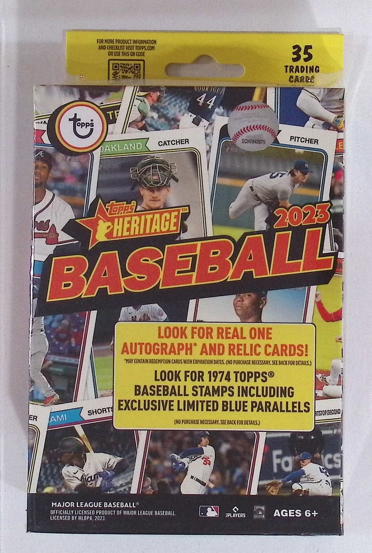 2023 Topps Heritage Baseball Card Hanger Box, Sports Cards, Rookie Cards, MLB Trading Cards: 2023 Topps Heritage Baseball Card Hanger Box, Sports Cards MLB Trading Cards Rookie Cards