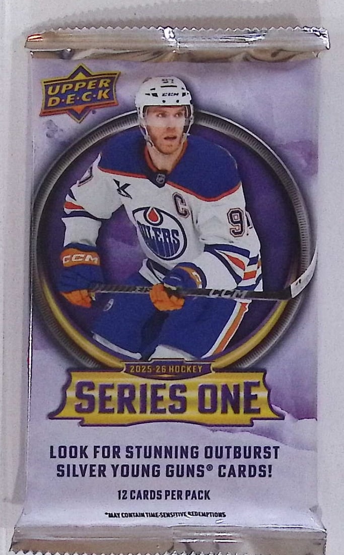 2025-26 Upper Deck MVP Hockey Blaster Box Pack - NHL Sports Trading Card: Upper Deck Hockey NHL Trading & Sports Cards, Stanley Cup Winners & Hall of Fame Players, Connor McDavid, Alex Ovechkin, Sports Cards for Sale Near Me, Auction Lots for Sale on Line