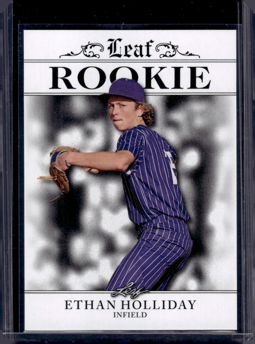 Ethan Holliday Rookie Card 2023 Leaf #RA-25: Leaf Baseball MLB Trading & Sports Cards, Sports Cards for Sale Near Me, Auction Memorabilia Lots for Sale On Line, World Series & Hall of Fame Players