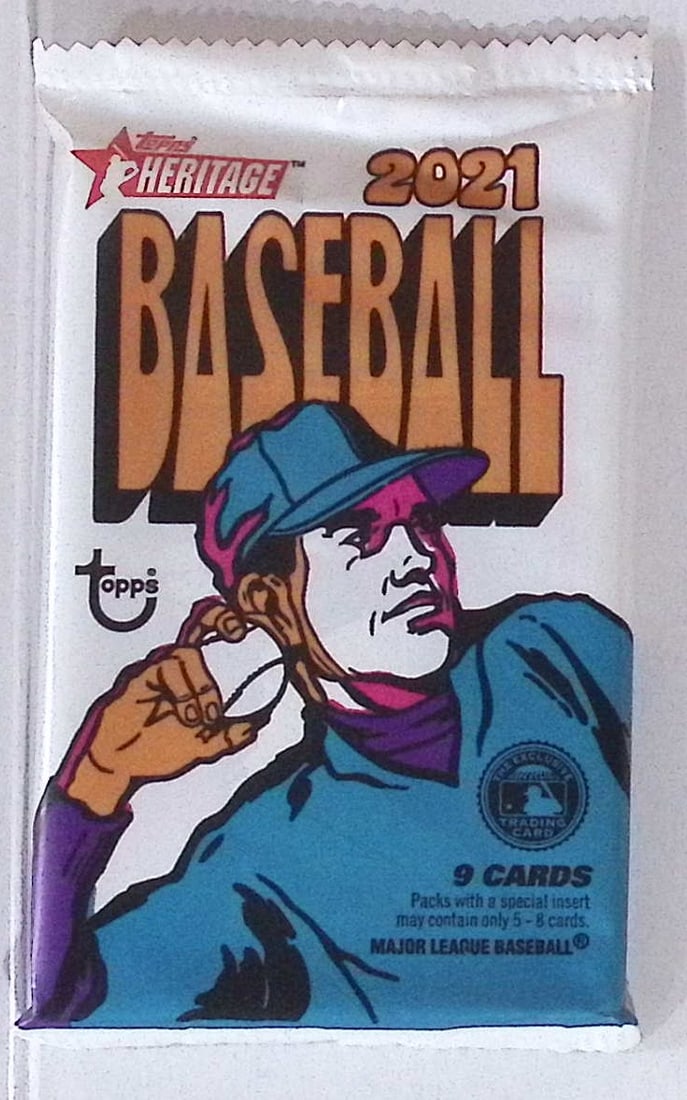 2021 Topps Heritage Baseball Card BLASTER BOX PACK Sports Cards: Topps Heritage Baseball MLB Trading & Sports Cards, Sports Cards for Sale Near Me, World Series & Hall of Fame Players, Auction Lots for Sale on Line, Shohei Ohtani, Sparkles, Rookie Cards, SP, SSP, N