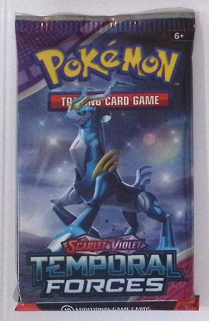 2024 Pokemon Scarlet & Violet Temporal Forces 10 Card Booster Pack, Charizard, Pikachu: Pokemon Trading Card Game Cards, Charizard, Pikachu, Mewto, EX, Referse Holo, Holo Rare Cards, Secret Rare Cards, Full Art Cards, Evee, 3 Stars Ultra Rare Cards, Double Rare, Illustration Rare, Specia